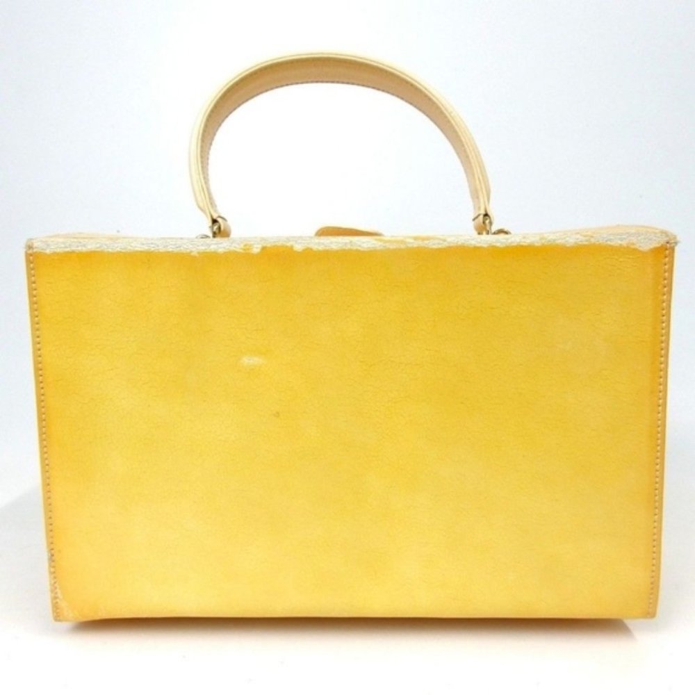Fendi business type bag very rare suitcase yellow